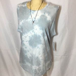 ⛈NEW🌩 Women's no sleeves tie dye tank top size 2X